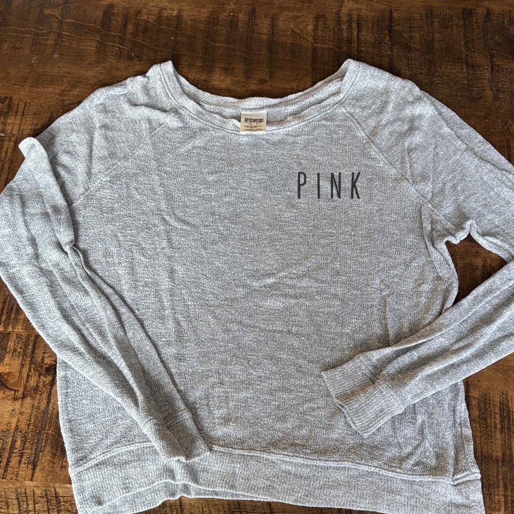PINK Victoria's Secret Heathered lightweight sweater Top